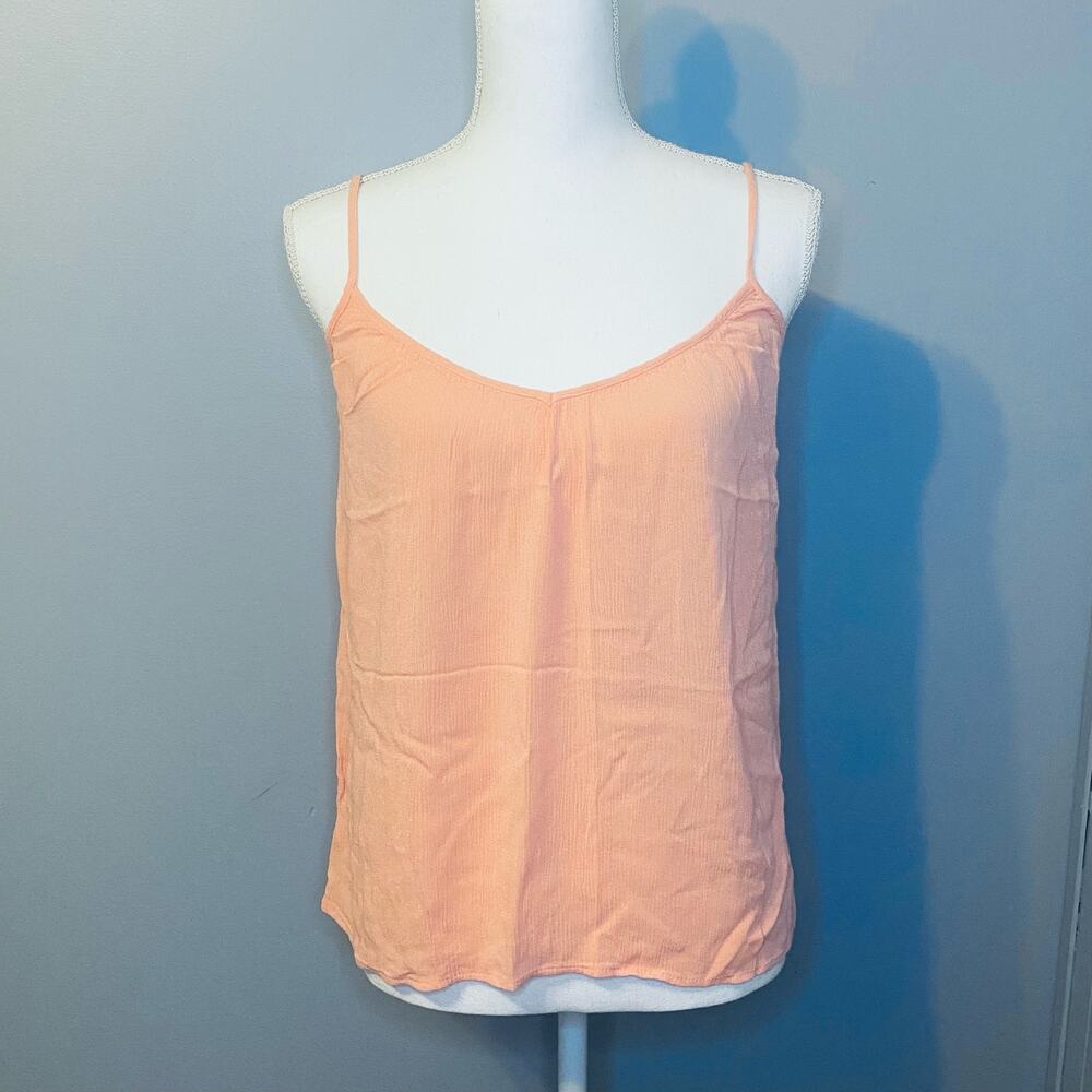 LOGG By H&M Women's Coral Pink Sleeveless Tank Top
